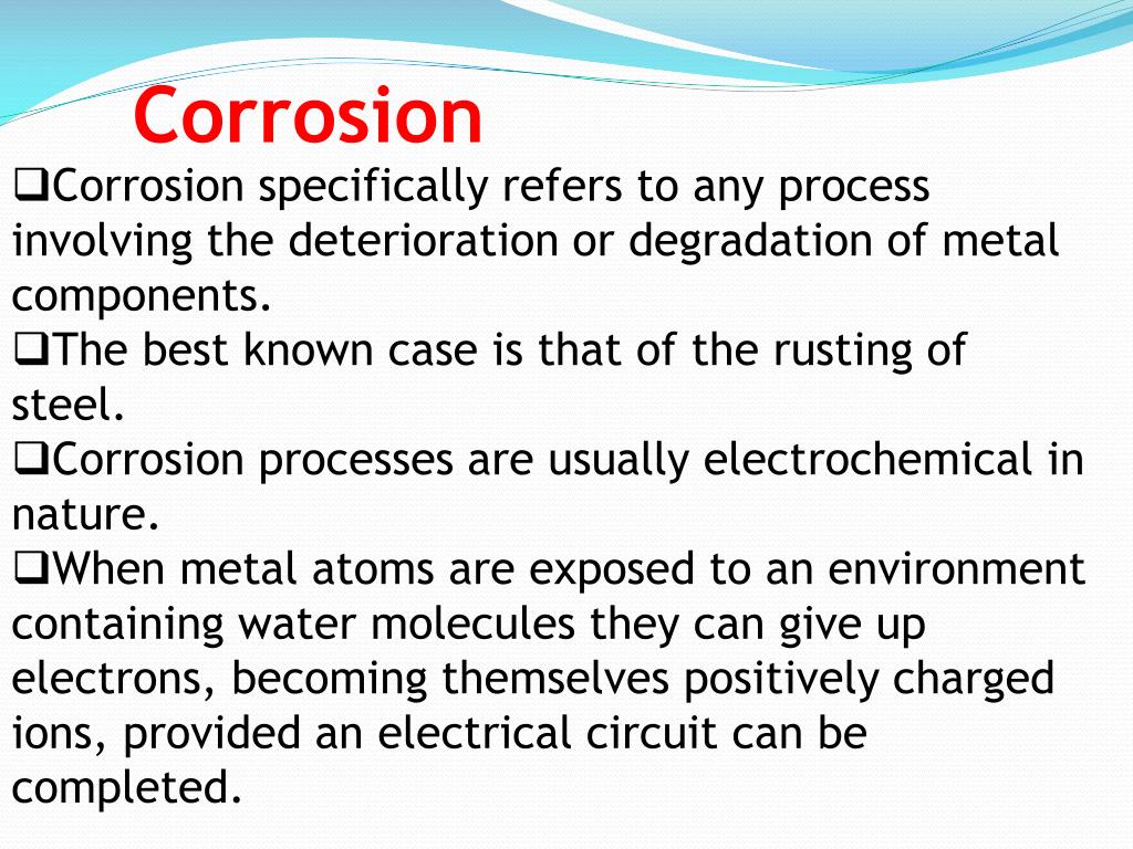 introduction of corrosion presentation