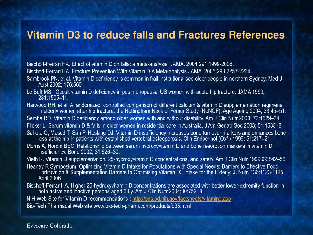 Illustration emphasizing vitamin D’s role in reducing falls and hip fractures through bone and balance support