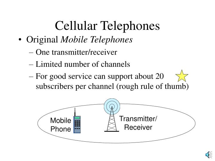 cellular telephones n.