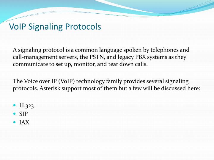 ppt voip signaling protocols powerpoint presentation id voip protocols