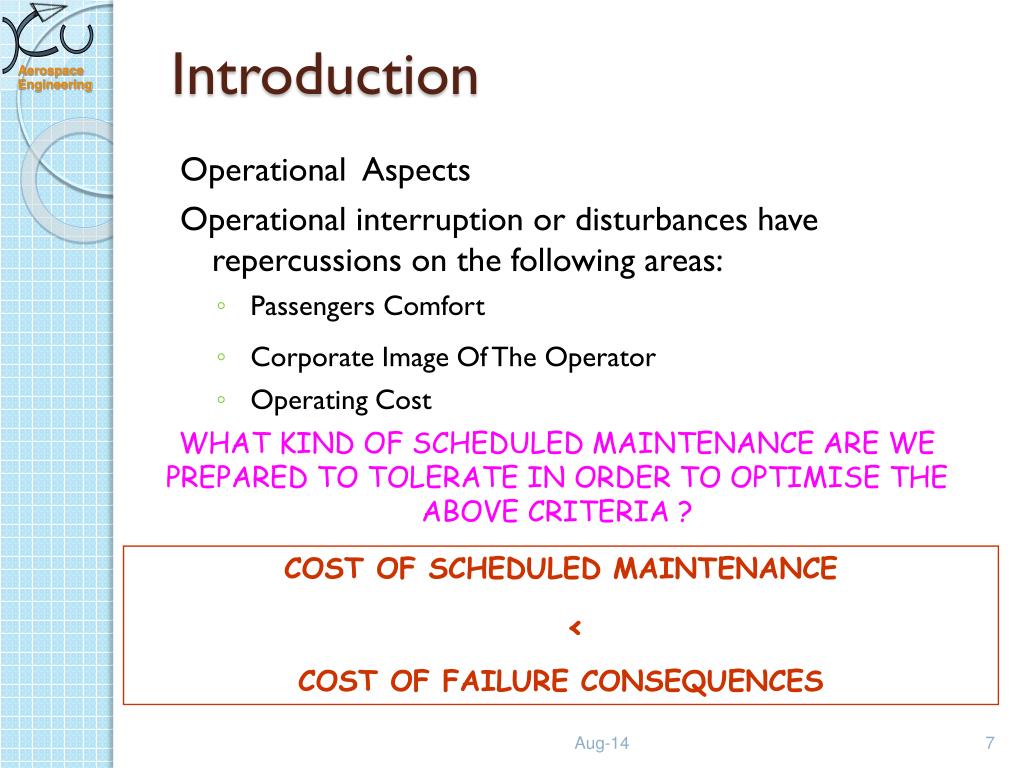 aircraft maintenance thesis topics