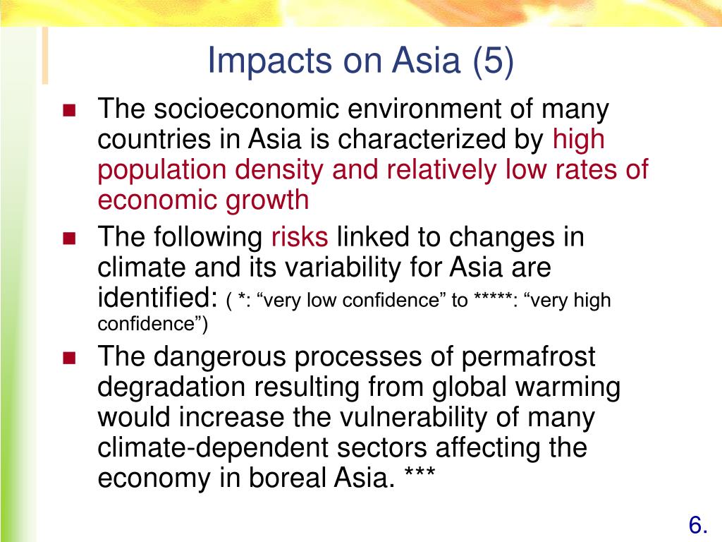 PPT - Potential Impacts of Climate Changes on Asia and Small Island ...