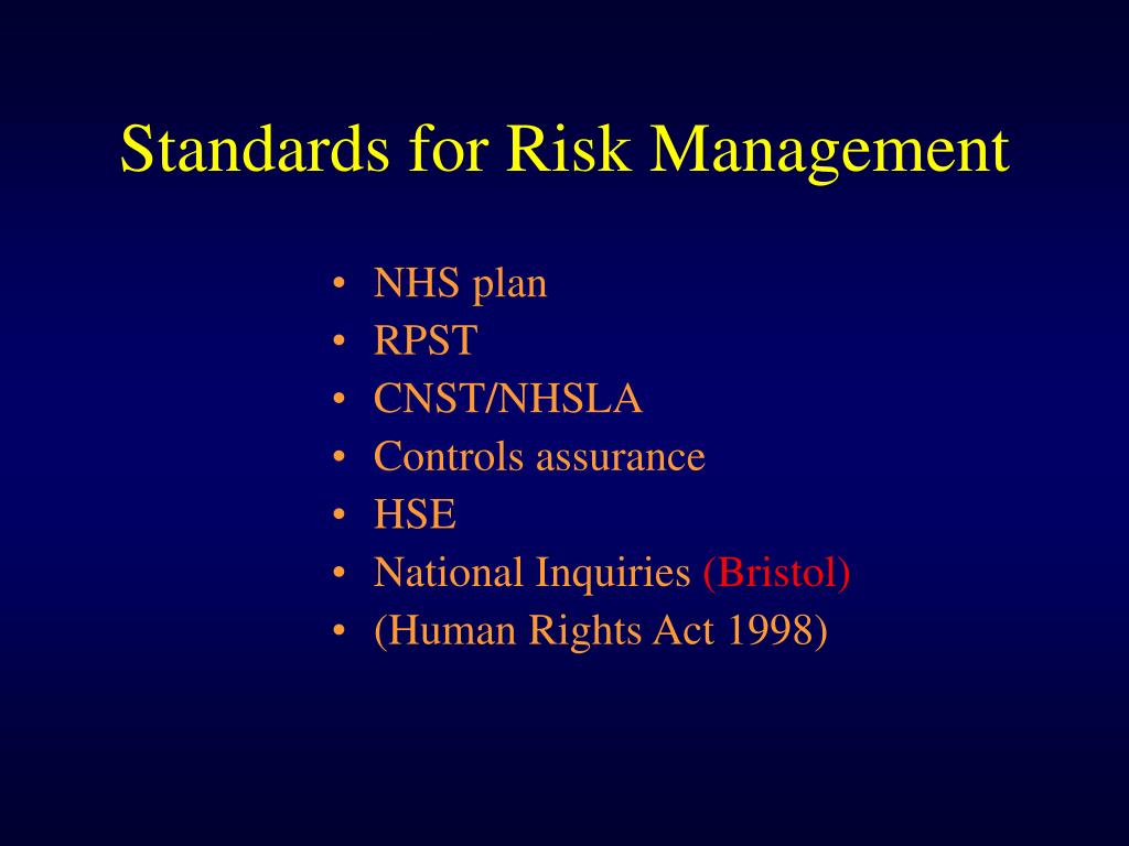 PPT - Clinical Risk Management Health is a Risky Business PowerPoint ...