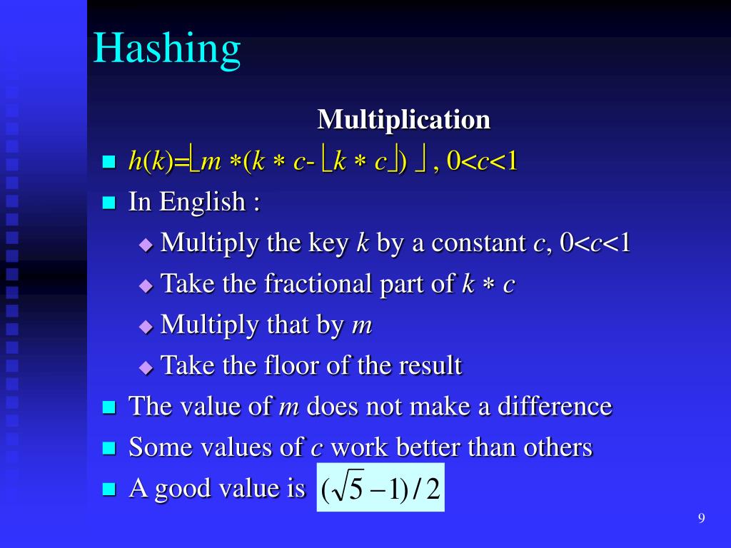 PPT - Hashing - Introduction PowerPoint Presentation, free download ...