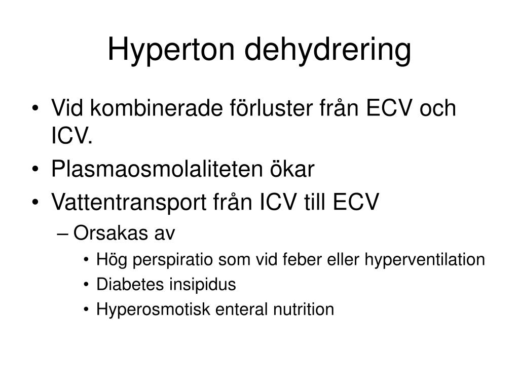 PPT - PERIOPERATIV VÄTSKA OCH NUTRITION PowerPoint Presentation, free  download - ID:3319665