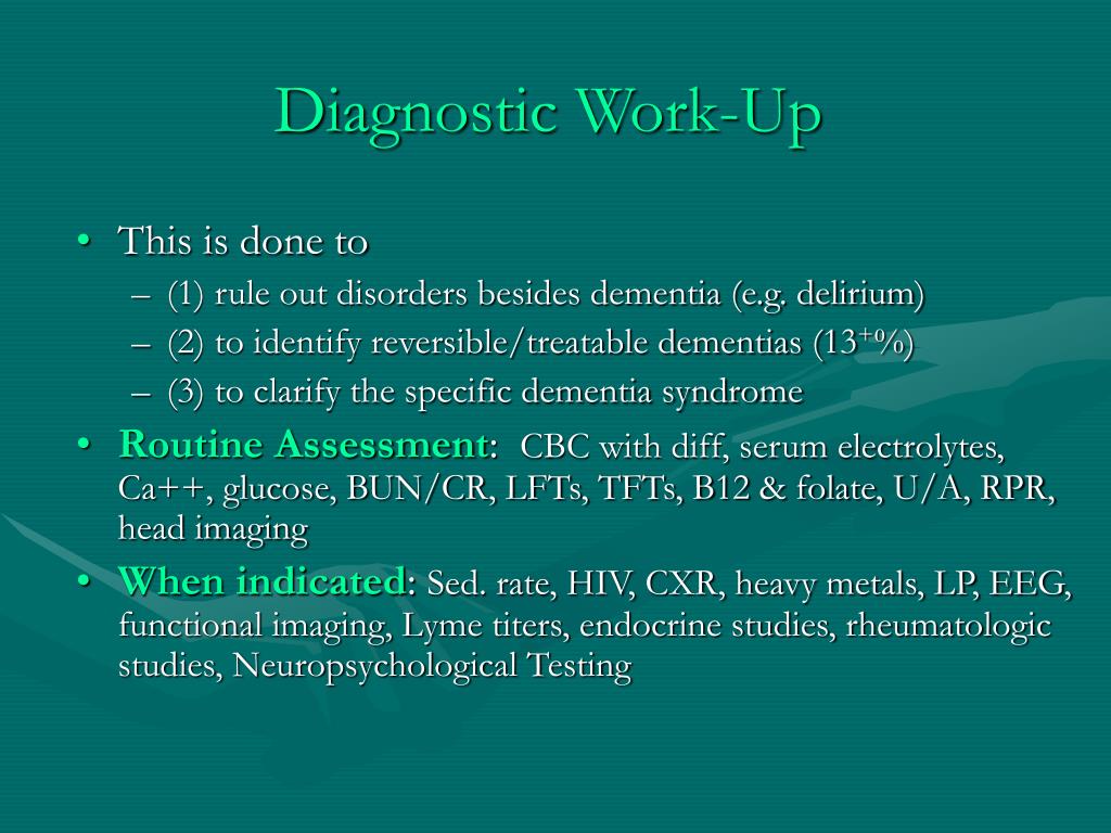 PPT Dementia PowerPoint Presentation, free download ID3320545