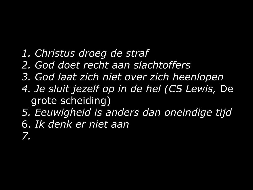 PPT - Christus is neergedaald in de hel en heeft de godverlatenheid