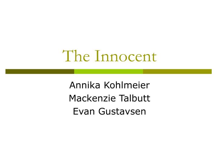 the innocent n.