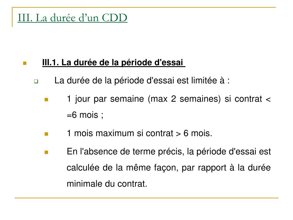 PPT - Les différents contrats de travail PowerPoint Presentation, free  download - ID:3321327