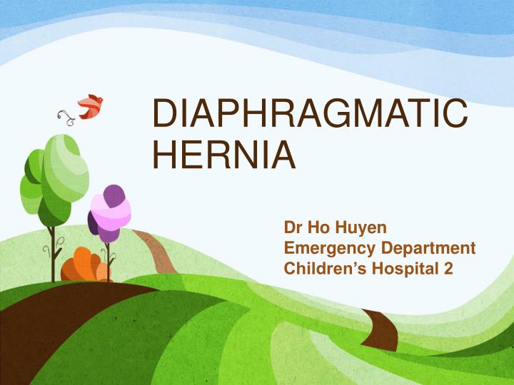Ppt Diaphragmatic Hernia Powerpoint Presentation Free Download Id