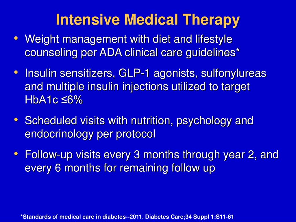 PPT Bariatric Surgery vs. Intensive Medical Therapy in