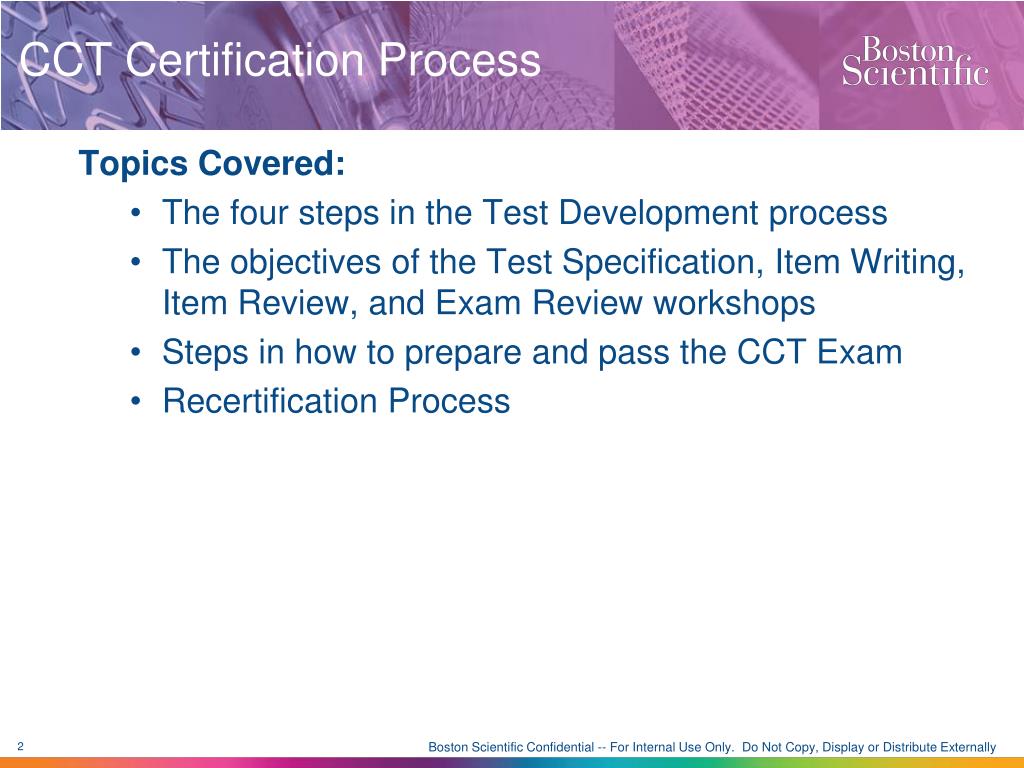 PPT CCT Certification Process PowerPoint Presentation free download