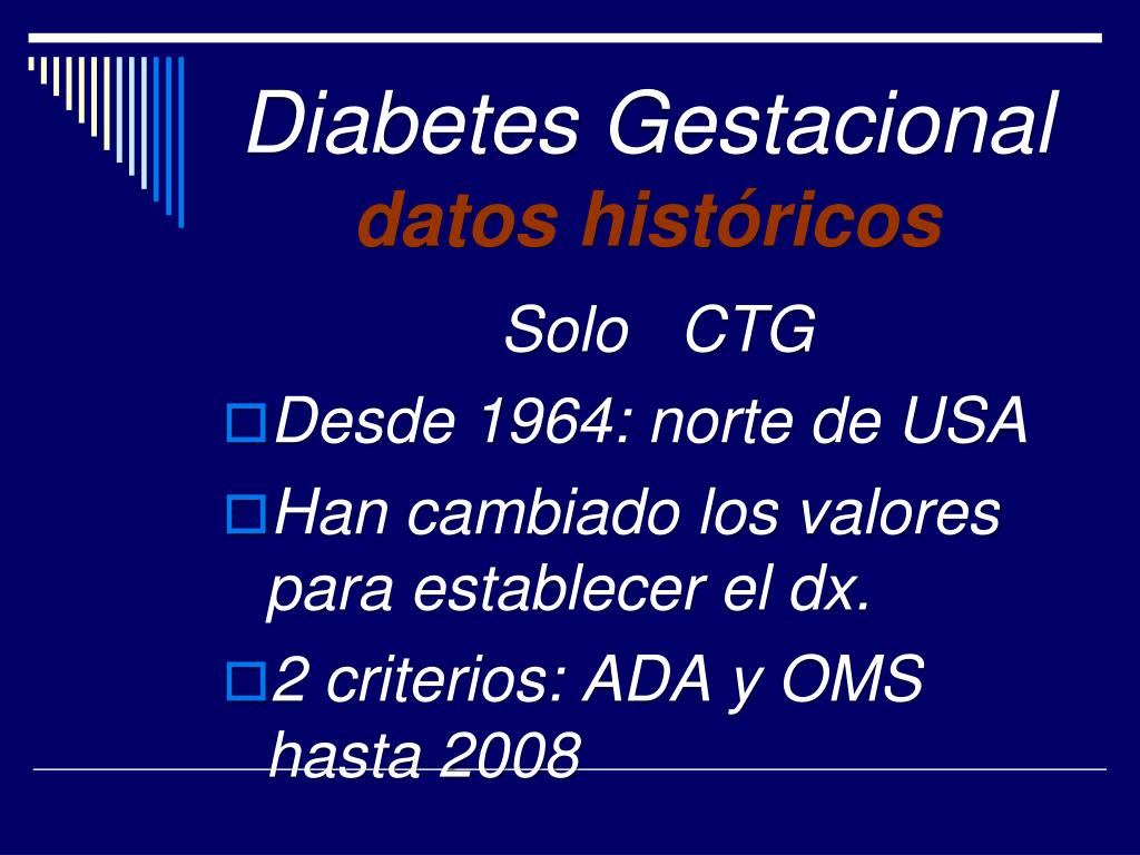Criterios ada para diabetes gestacional Criterios ada para diabetes gestacional