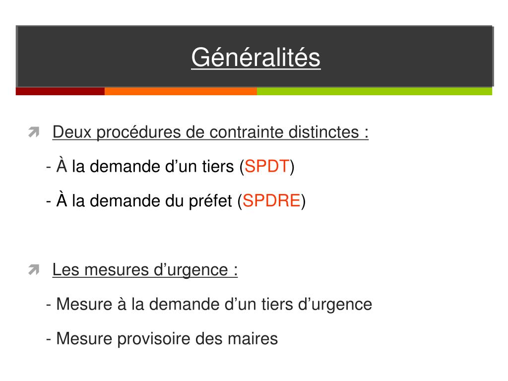 Hospitalisation à La Demande D'un Tiers Procédure