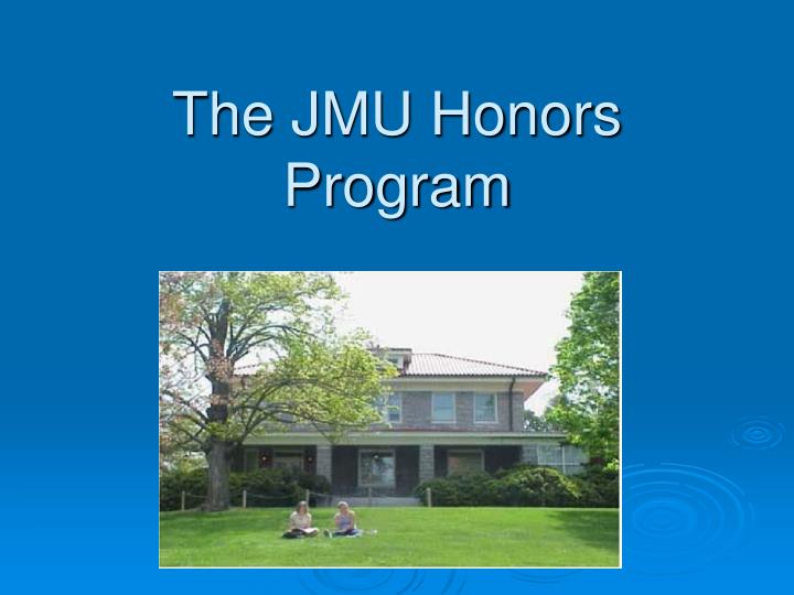 jmu honors college supplemental essays