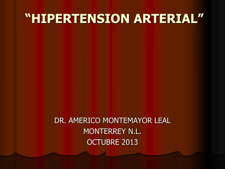 N Hipertensión
