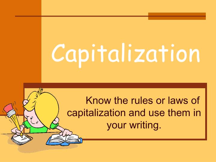 capitalization rules for powerpoint presentations