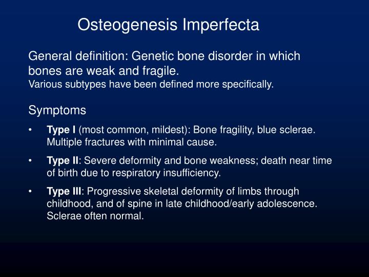 PPT Collagen Disorders Osteogenesis Imperfecta Ehlers Danlos