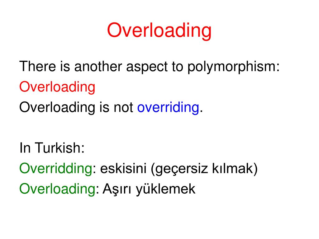 PPT - Operator overloading PowerPoint Presentation, free download -  ID:3484284