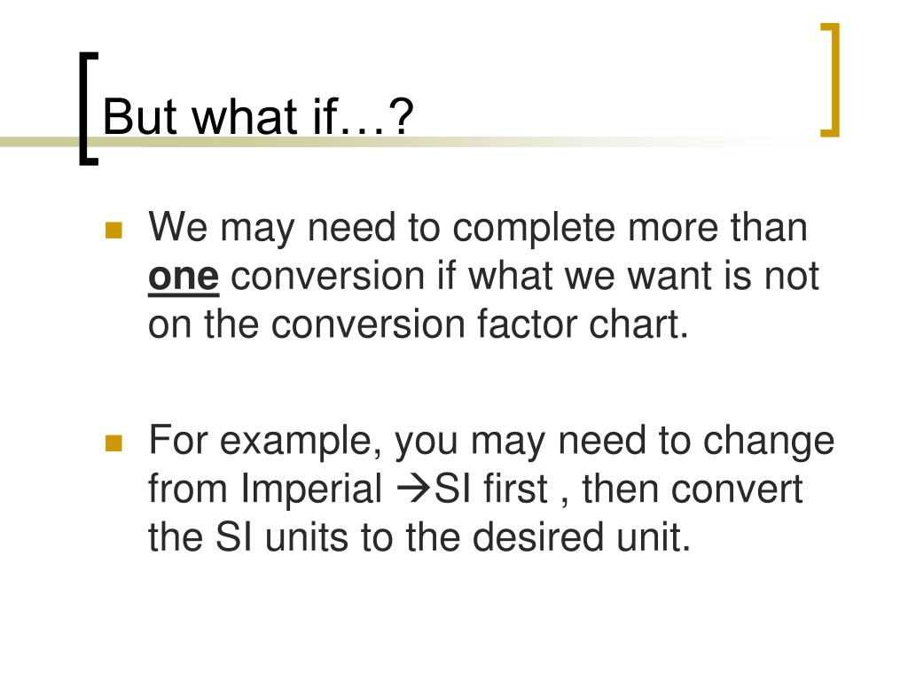 Si Unit Conversion Chart