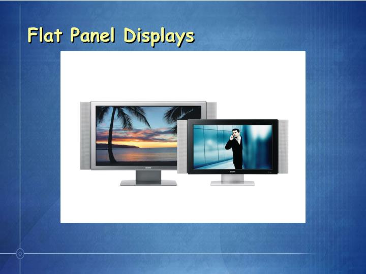 PPT Flat Panel Displays PowerPoint Presentation, free download ID