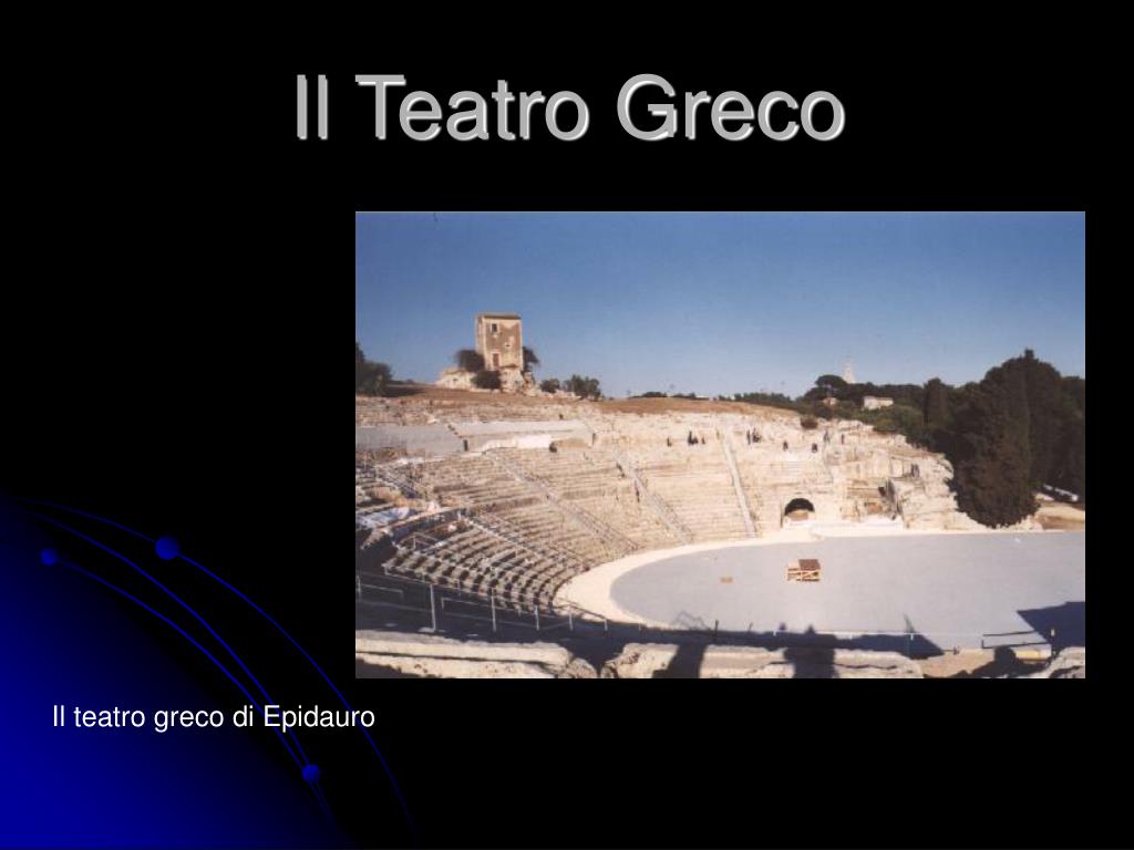 PPT - Il Teatro Greco PowerPoint Presentation, free download - ID:3326423