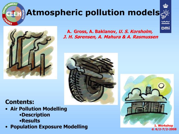 PPT - Atmospheric pollution models PowerPoint Presentation, free ...