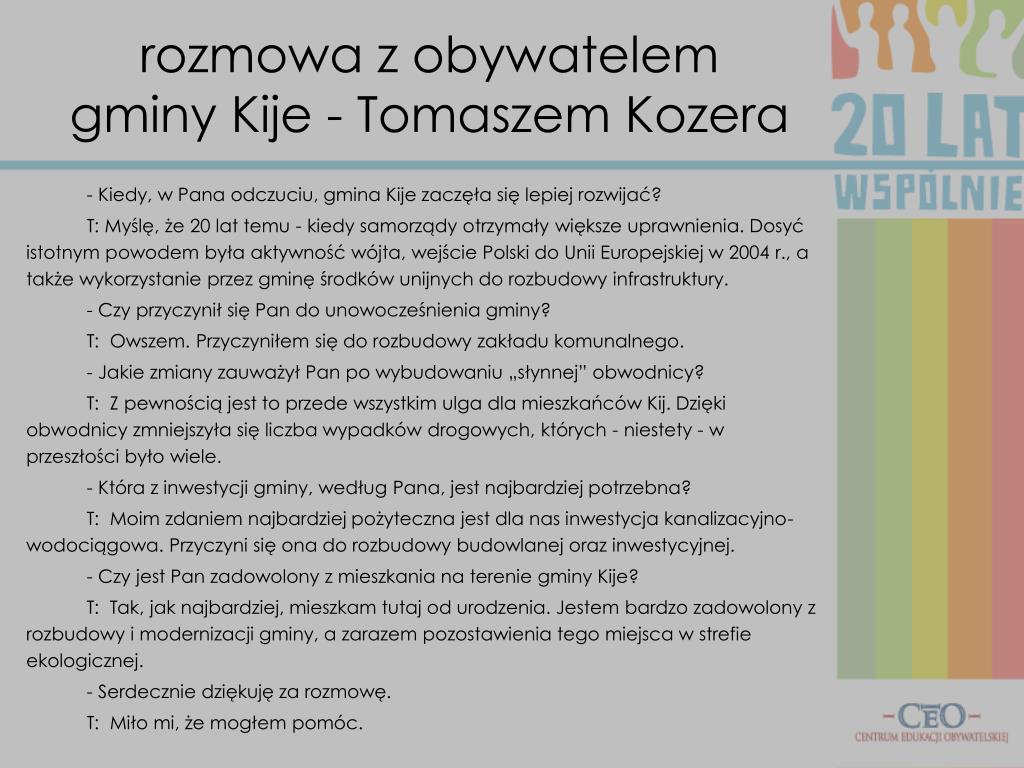 PPT - Gimnazjum w Kijach PowerPoint Presentation, free download - ID:3328572