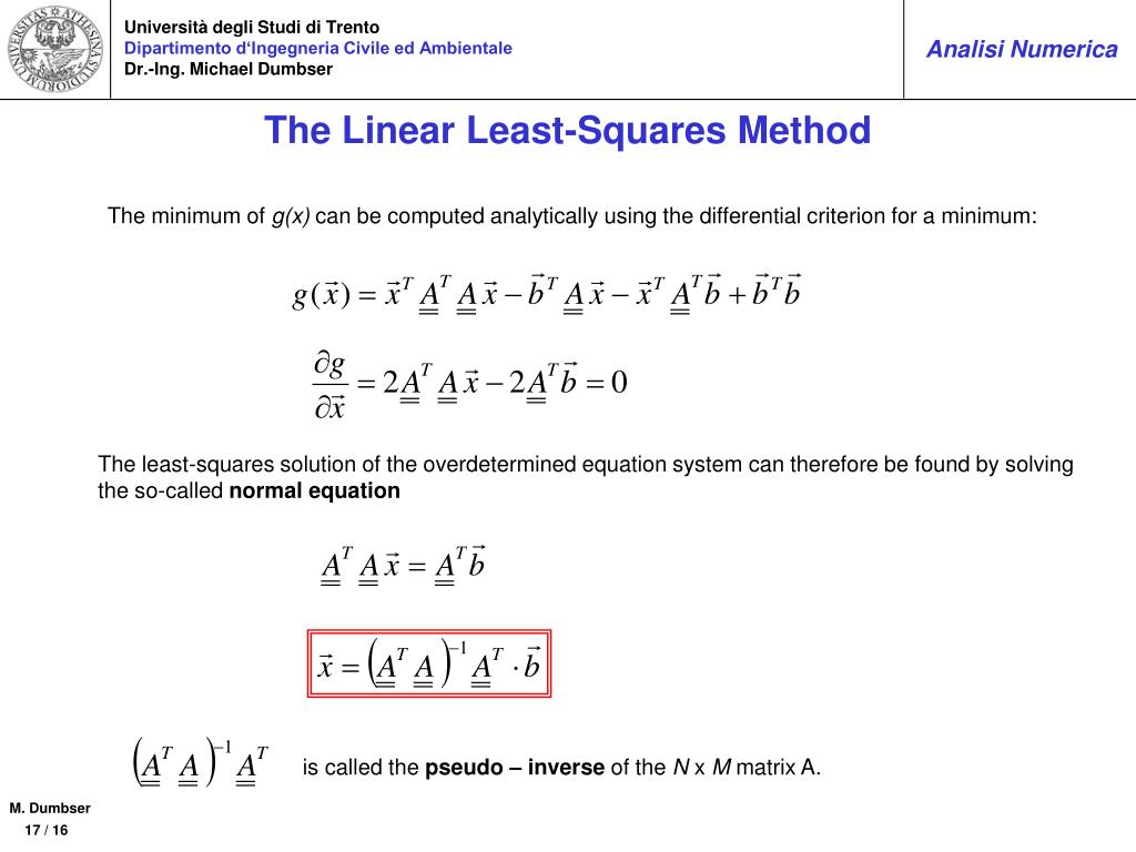 least squares overdetermined linear system matlab torrent
