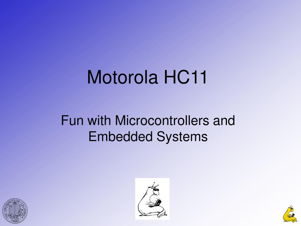 PPT - Motorola HC11 PowerPoint Presentation, free download - ID:3332112