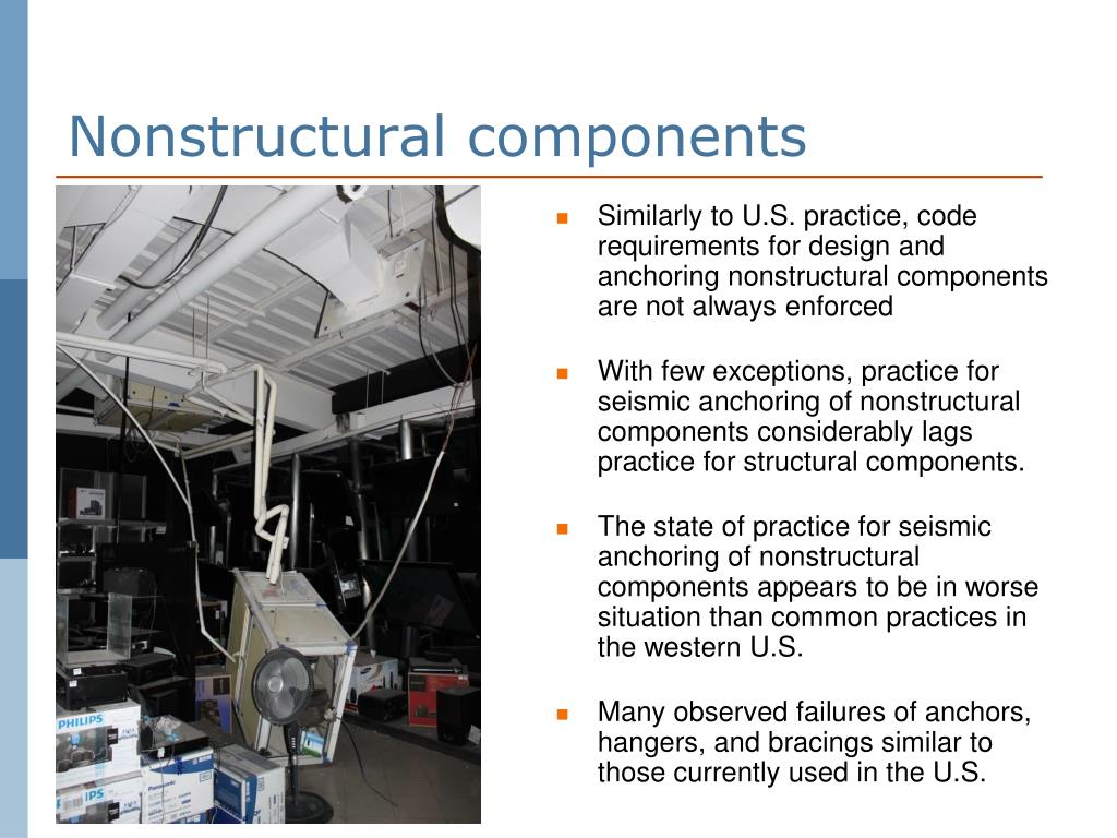 Nonstructural Components PPT - 27 February 2010 Offshore Maule, Chile Earthquake PowerPoint ...