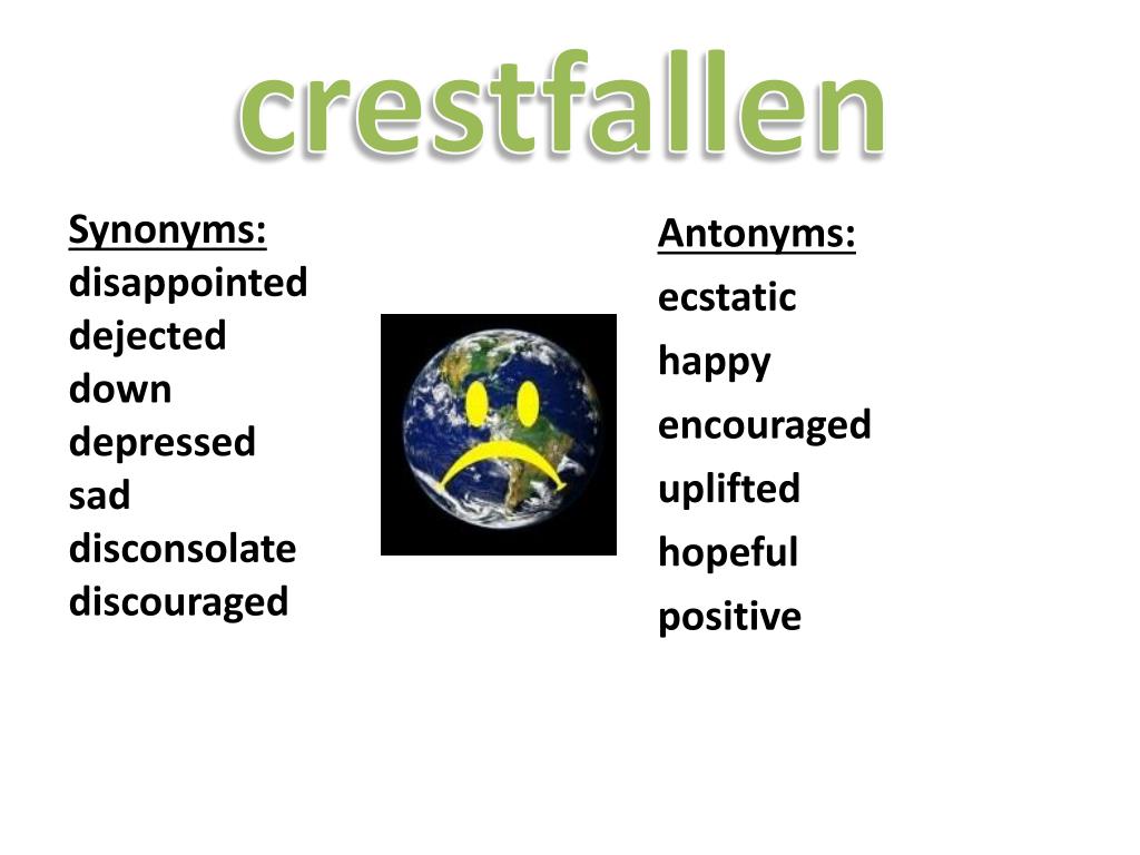 disconsolate gloomy Hopelessly unhappy; cheerless joyful Synonym - ppt  download