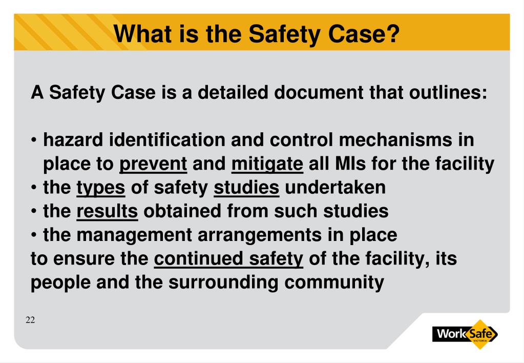 importance of safety case study