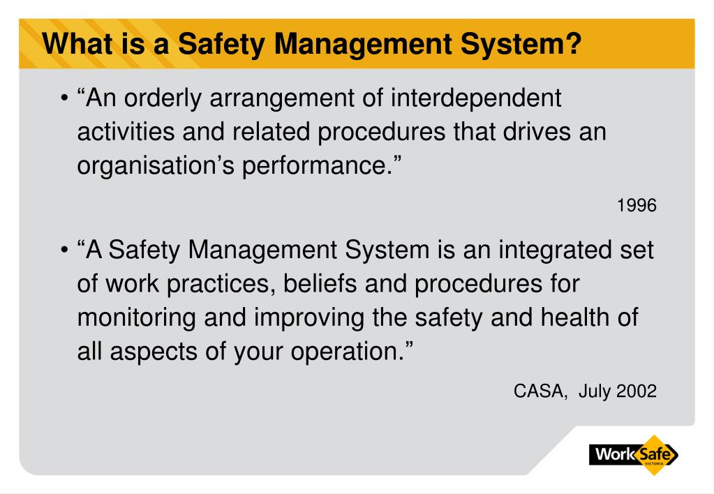 PPT - Seminar 5 Safety Management System PowerPoint Presentation, free  download - ID:3336140