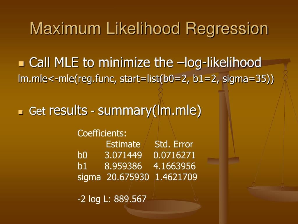 PPT - Maximum Likelihood Estimation PowerPoint Presentation, Free ...