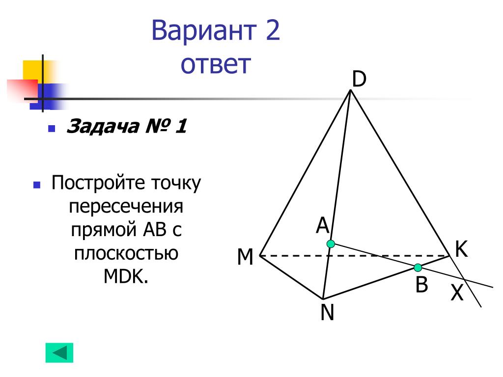 Перечертите рисунок 213 в тетрадь и постройте точку пересечения прямой мн с плоскостью авс