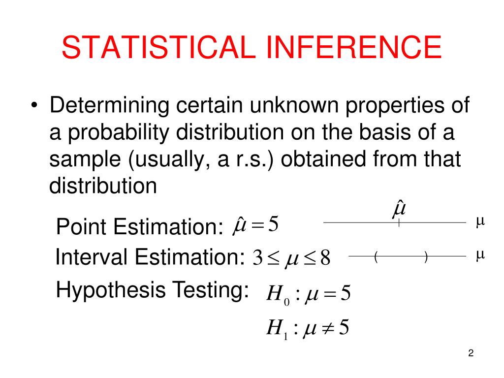 an example of statistical inference is hypothesis testing