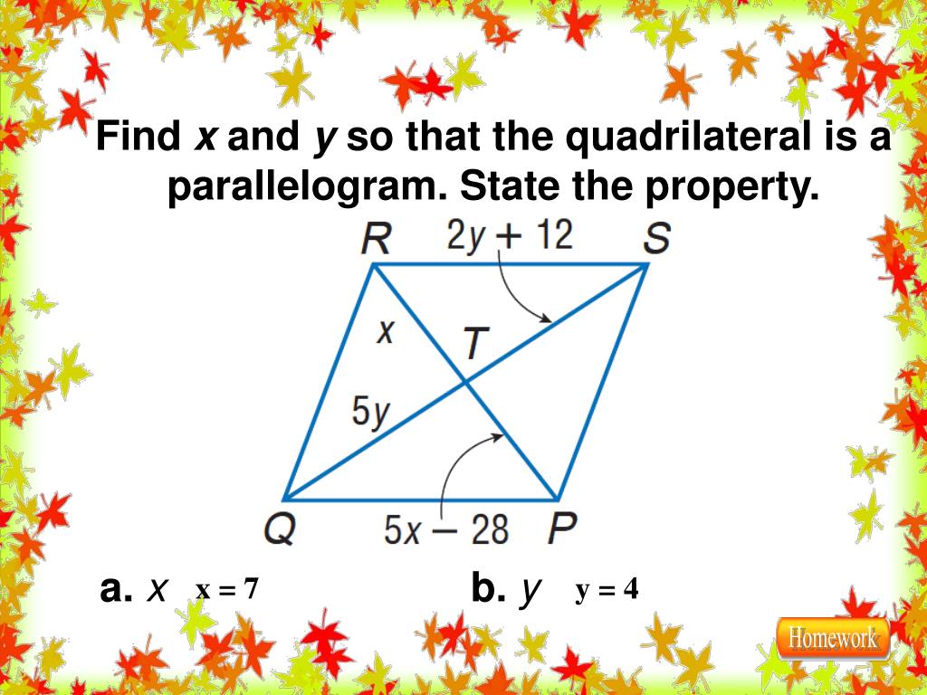 Inscribed Quadrilaterals Answer Key