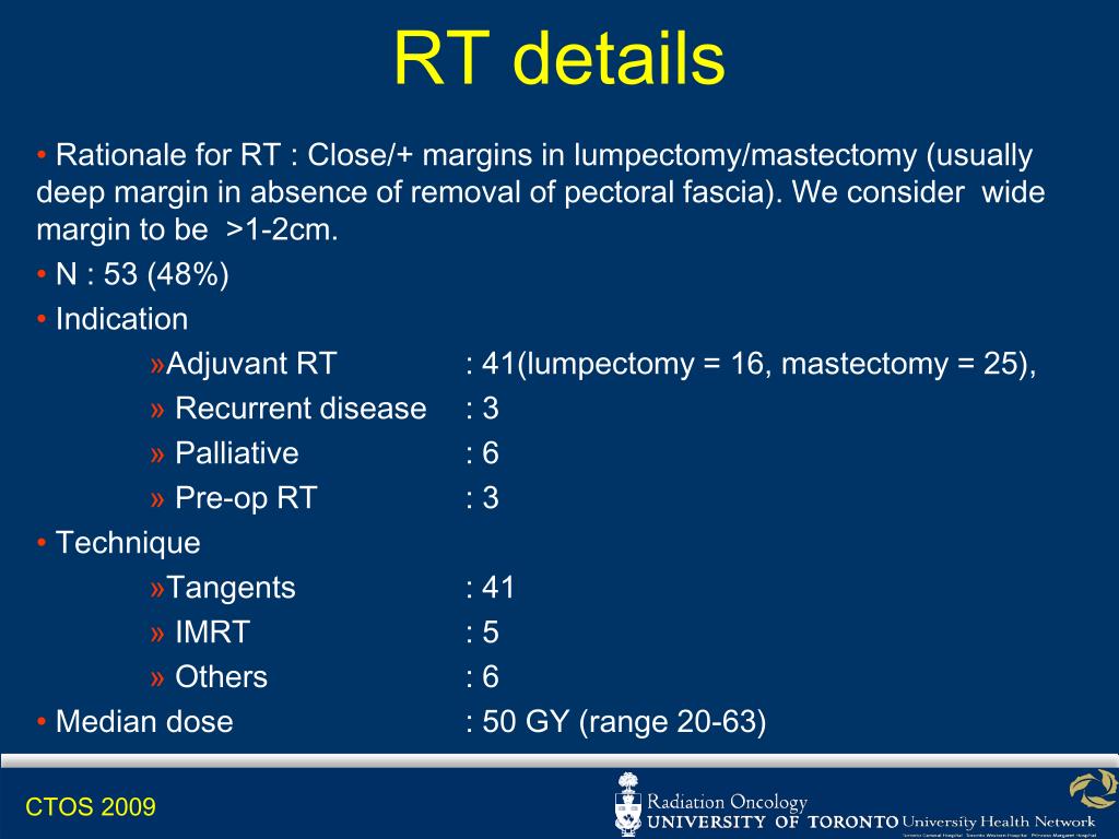 Rt St Injection PPT - Princess Margaret Hospital & Mount Sinai Hospital University of ...