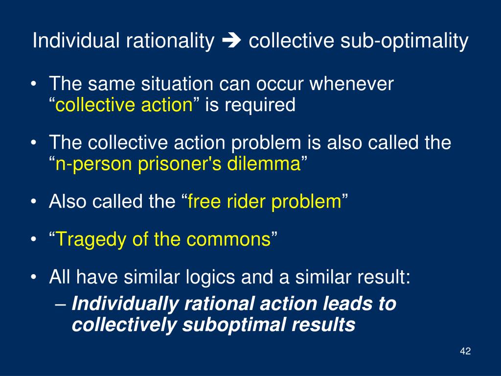 Individual Rationality PPT - The Political Economy of International Trade Cooperation ...