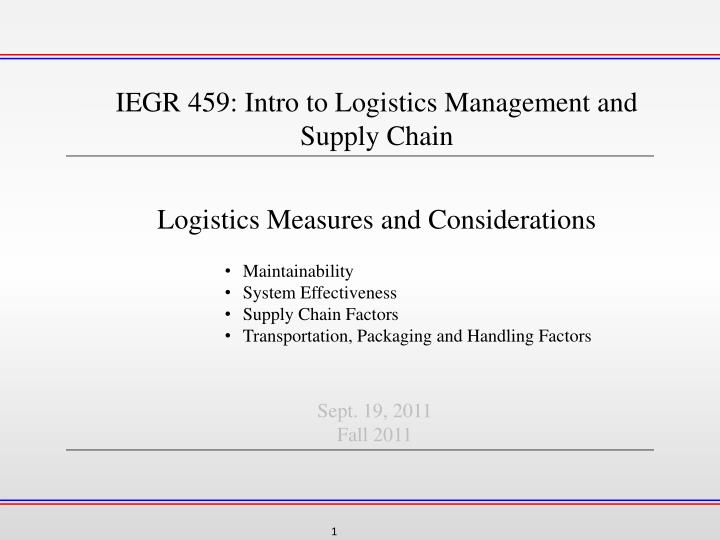 introduction to logistics and supply chain Request (pdf) | logistics and supply | in this paper an introduction to the principles and methods used in logistics and supply chain management is presented it begins by a discussion on fundamentals and explains the relevant terms. introduction to logistics and supply chain Request (pdf) | logistics and supply | in this paper an introduction to the principles and methods used in logistics and supply chain management is presented it begins by a discussion on fundamentals and explains the relevant terms.