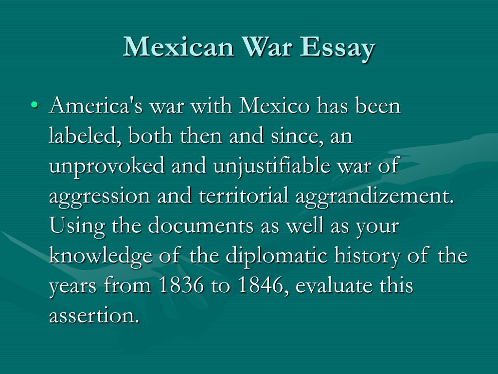 mexican american war essay questions