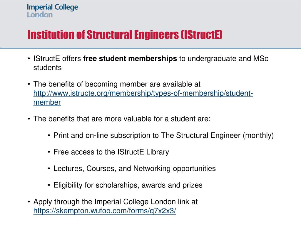 PPT - Becoming STUDENT and GRADUATE member of Professional Institutions ...