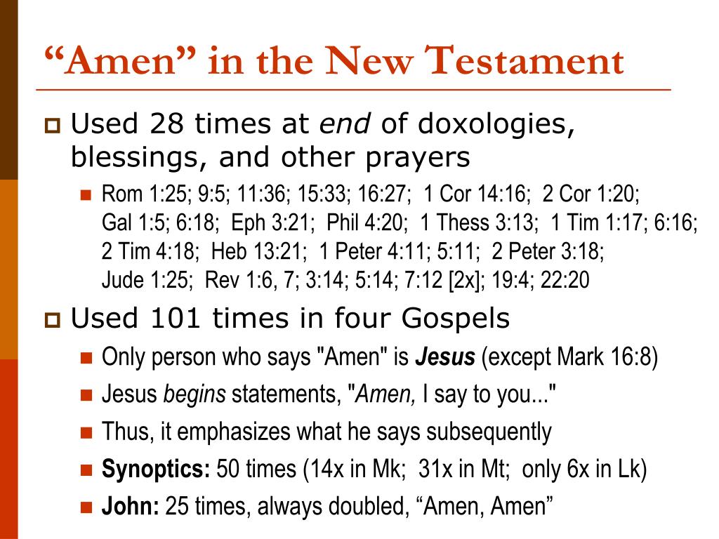 PPT - The Gospel according to John “Amen, Amen” & “I AM” PowerPoint ...