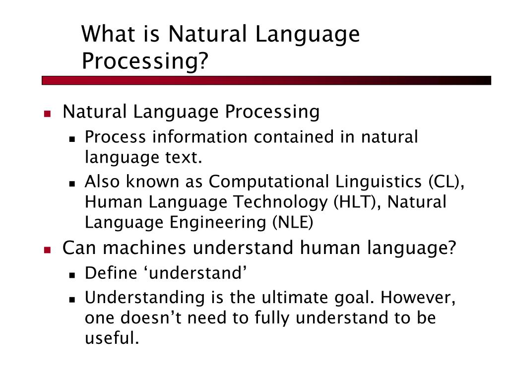 presentation on natural language processing