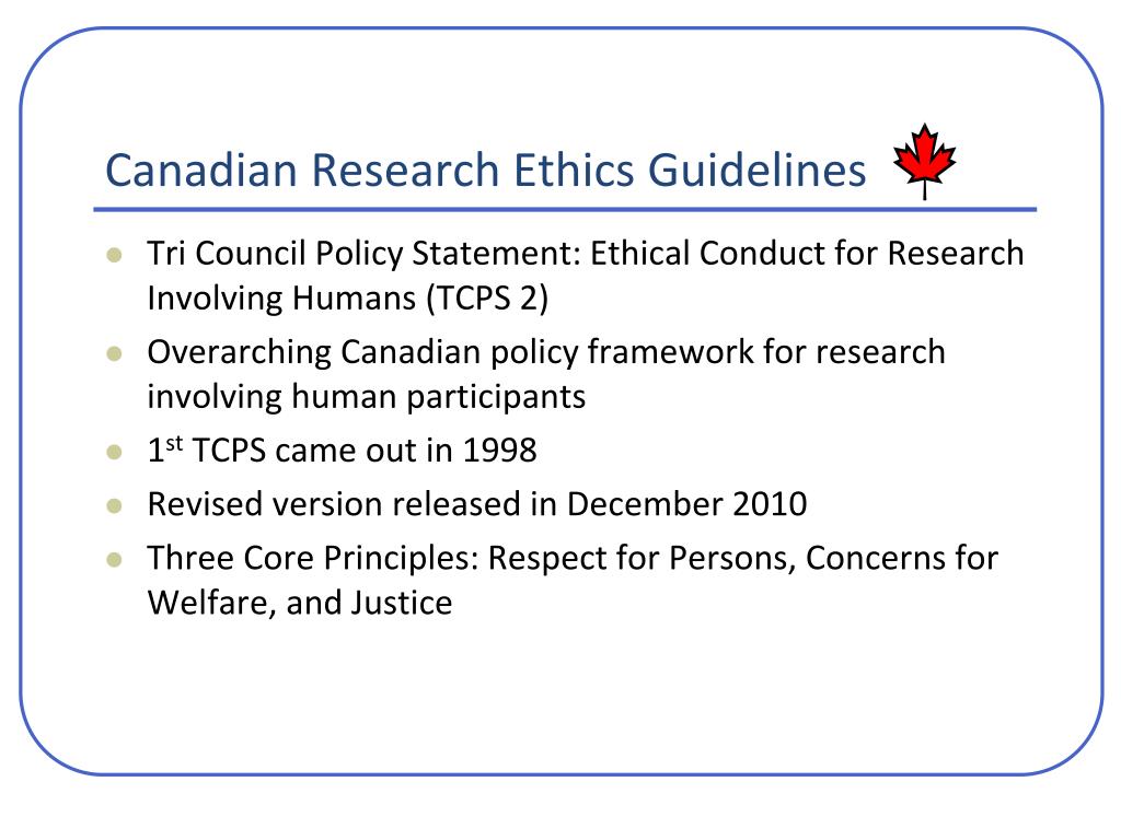 PPT Research Ethics and Research Involving Humans PowerPoint
