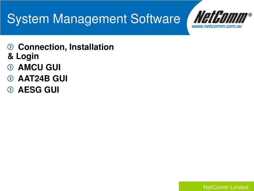 software dsl concentrator nct.1000