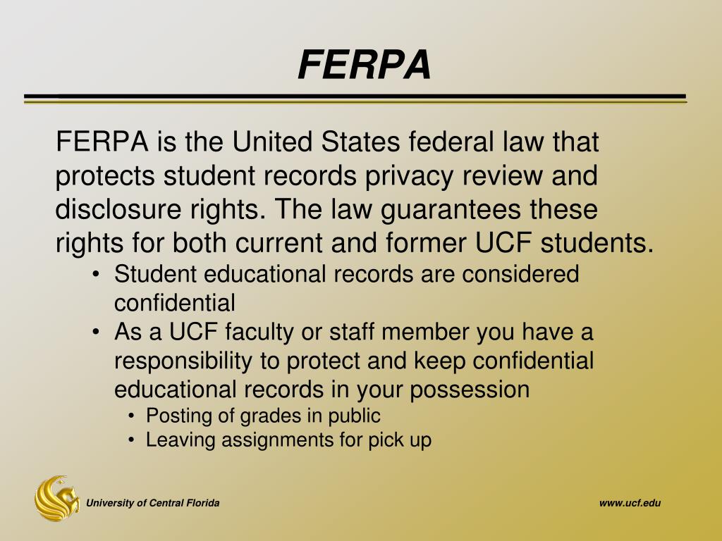 ferpa form ucf
PPT - Accessing MyUCF & Tools of the Trade PowerPoint ... ferpa form ucf
PPT - Accessing MyUCF & Tools of the Trade PowerPoint ...
