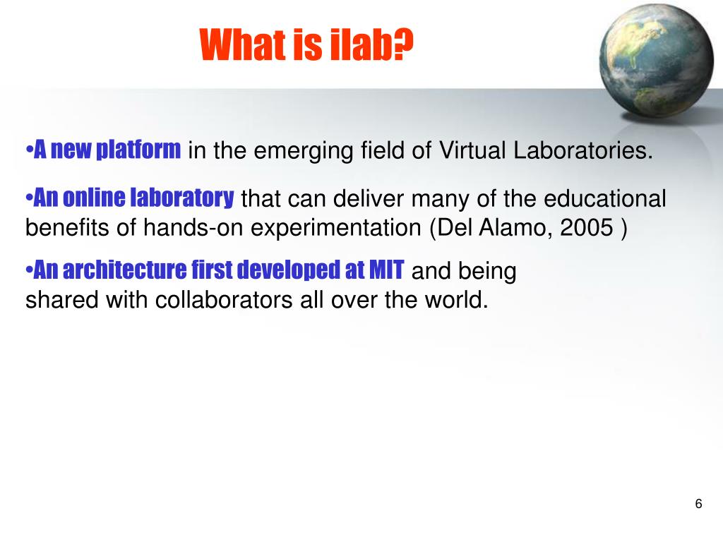 Illus Lab PPT - Enhancing Curriculum with iLabs for Experimentation Support in ...