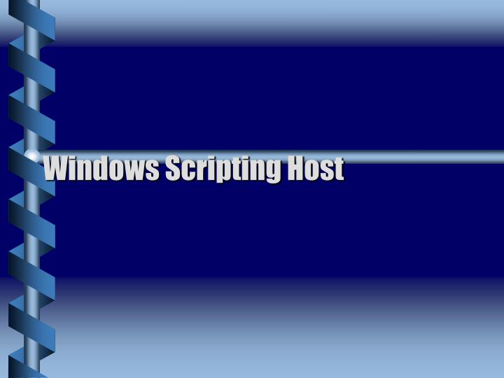 Script Host